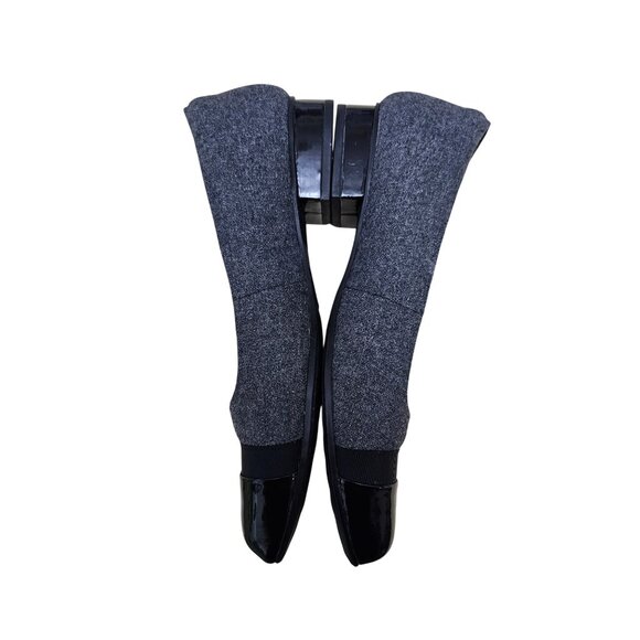 Clarks Juliet Monte Black Gray & Black Patent Leather Casual Pumps 8.5 - Picture 2 of 11